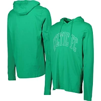 Men's Green Celtic Long Sleeve Hoodie T-Shirt