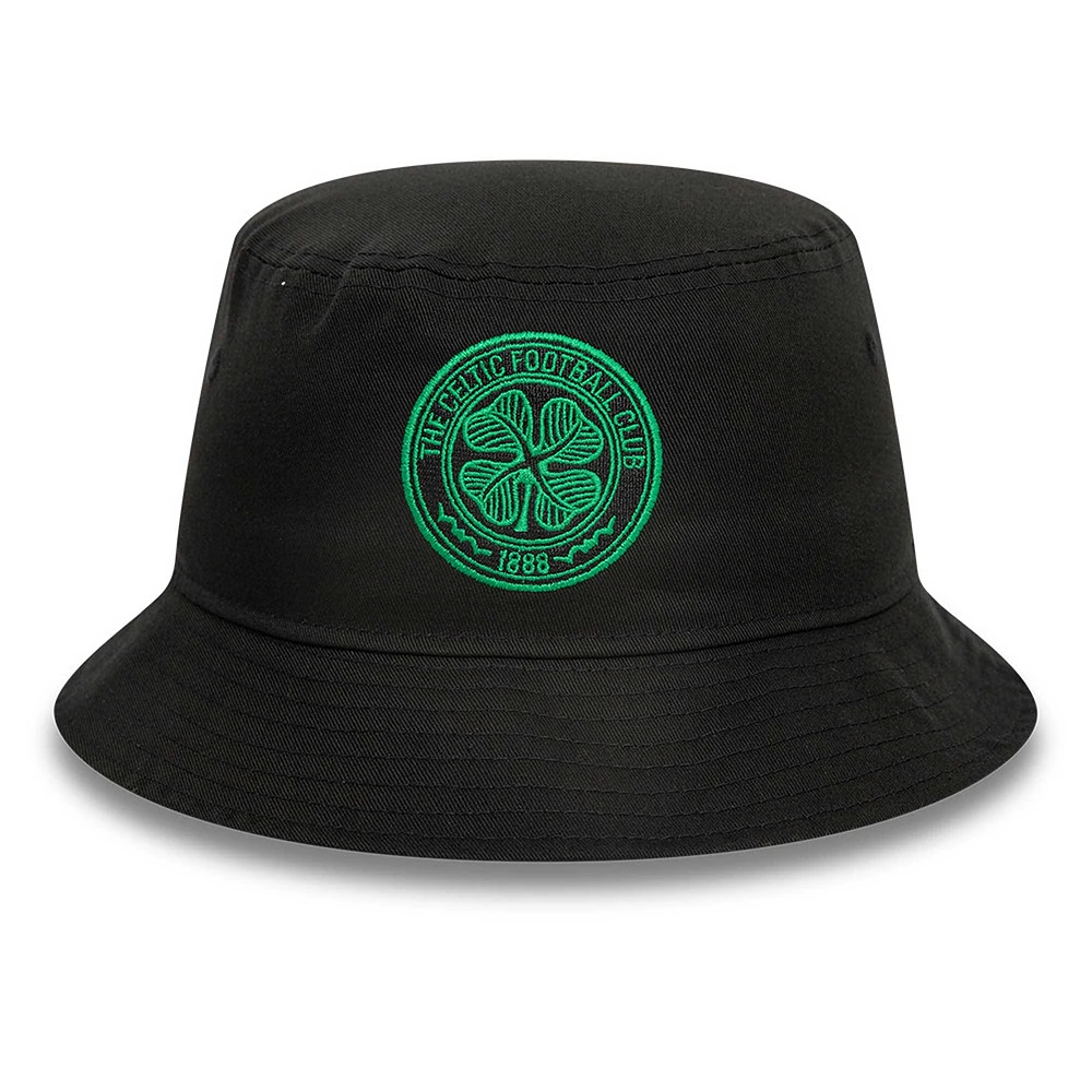 Men's New Era Black Celtic Core Bucket Hat