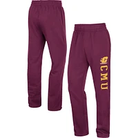 Men's Colosseum Maroon Cent. Michigan Chippewas Wordmark Pants