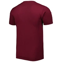 Hommes Homefield Maroon Cent. T-shirt de baseball Michigan Chippewas