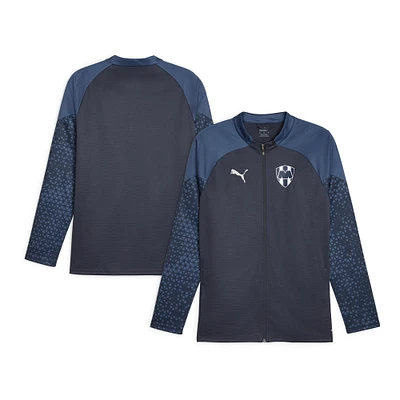 Haut d'entraînement entièrement zippé Puma Navy CF Monterrey 2023/24 pour homme