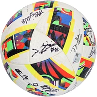 CF Montreal Autographed Match-Used Soccer Ball from the 2024 MLS Season with 9 Signatures - #2