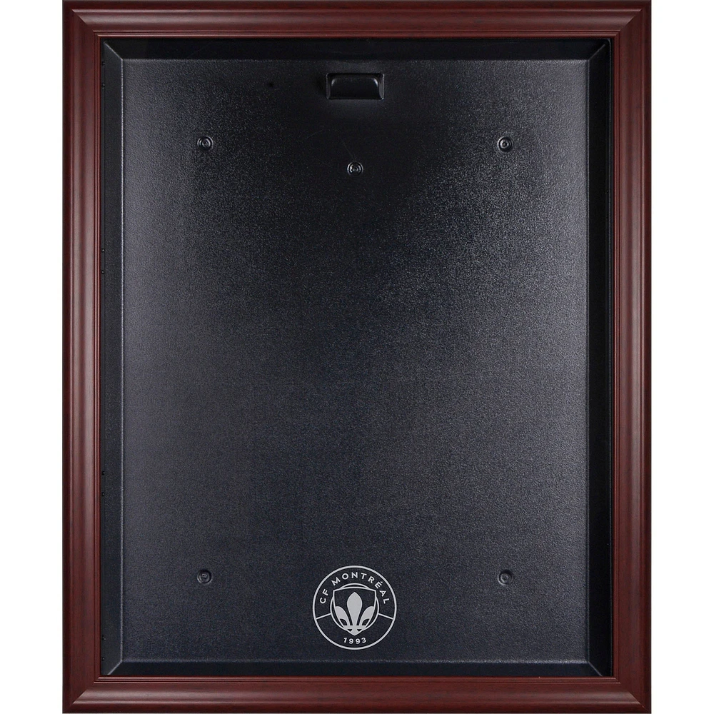 CF Montreal Mahogany Framed Team Logo Jersey Display Case