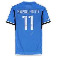 Jahkeele Marshall-Rutty CF Montreal Autographed Match-Used #11 Blue adidas Jersey from the 2024 MLS Season - Size S