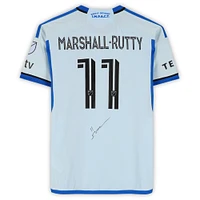 Jahkeele Marshall-Rutty CF Montreal Autographed Match-Used #11 Light Blue adidas Jersey from the 2024 MLS Season - Size S