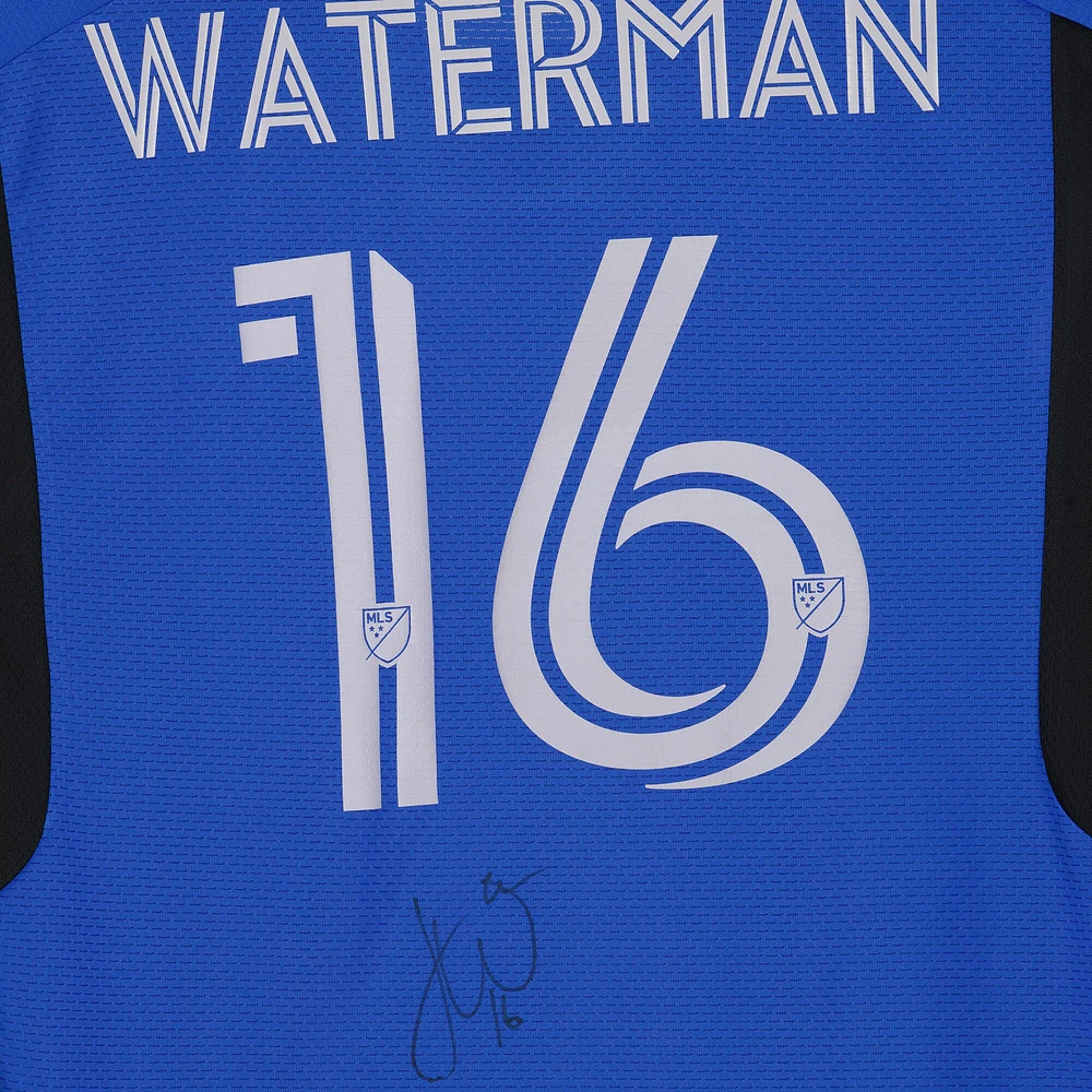Joel Waterman CF Montreal Autographed Match-Used #16 Blue Jersey from the 2023 MLS Season