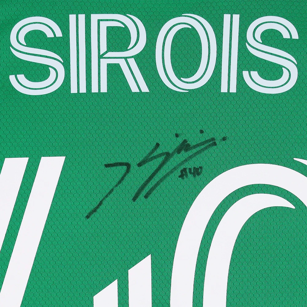 Maillot adidas vert numéro 40 autographié par Jonathan Sirois du CF Montréal lors de la saison 2024 de la MLS - Taille M