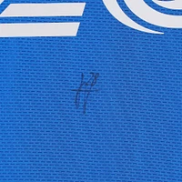Maillot adidas bleu numéro 28 autographié par Jules-Anthony Vilsaint du CF Montréal pour la saison 2024 de la MLS - Taille M