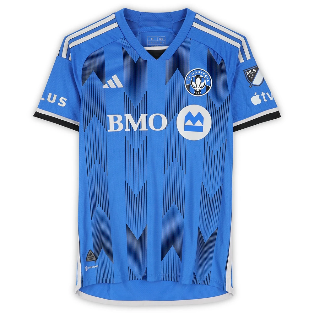 Kwadwo Opoku CF Montreal Autographed Match-Used #7 Blue adidas Jersey from the 2024 MLS Season - Size M