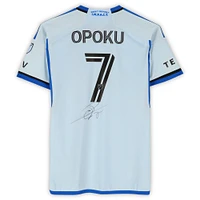 Kwadwo Opoku CF Montreal Autographed Match-Used #7 Light Blue adidas Jersey from the 2024 MLS Season - Size M