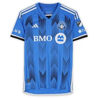 Maillot adidas bleu numéro 21 autographié par Lassi Lappalainen du CF Montréal pour la saison 2024 de la MLS - Taille M