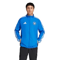 Men's adidas  Blue CF Montreal 2025 Reversible Full-Zip Raglan Anthem Jacket
