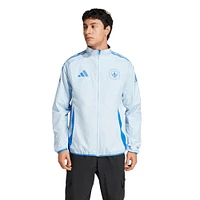 Men's adidas  Blue CF Montreal 2025 Reversible Full-Zip Raglan Anthem Jacket