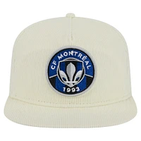 Men's New Era  Cream CF Montreal 2025 Kickoff Snapback Golfer Hat