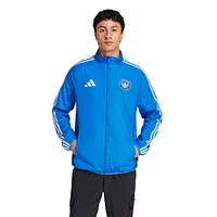 Veste réversible entièrement zippée adidas bleu/bleu clair CF Montréal 2025 Anthem pour homme