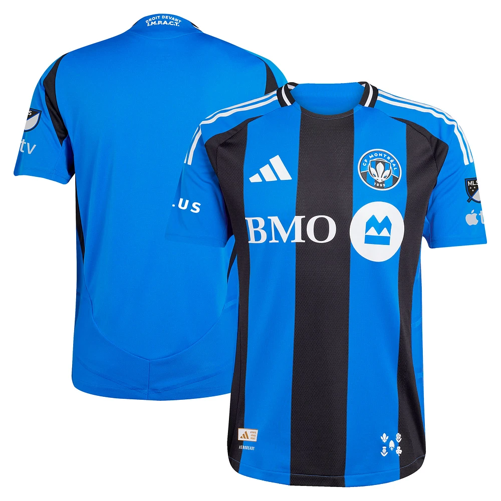 Maillot authentique original Montréal 2025 adidas bleu CF pour homme