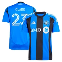 Maillot réplique original de joueur Montréal 2025 adidas Caden Clark bleu CF pour homme