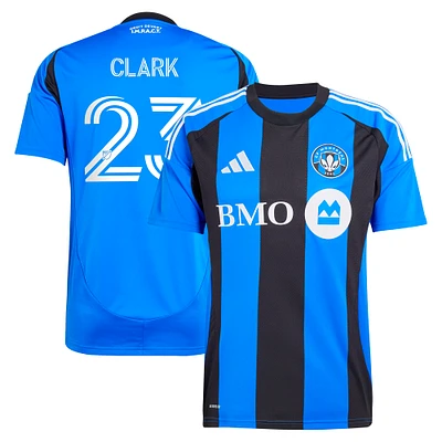 Maillot réplique original de joueur Montréal 2025 adidas Caden Clark bleu CF pour homme