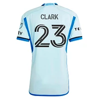 Men's adidas Caden Clark Light Blue CF Montréal 2024 Original Authentic Player Jersey