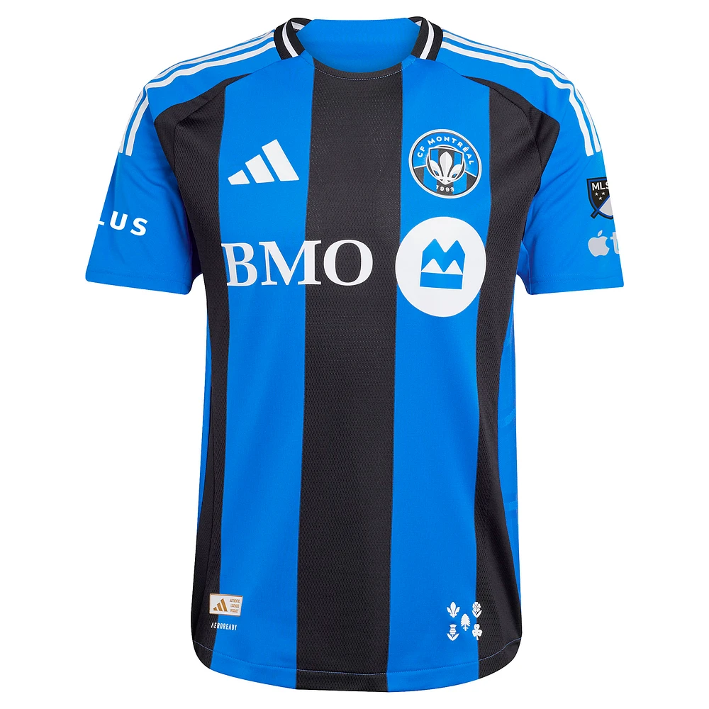 Men's adidas Giacomo Vrioni Blue CF Montréal 2025 Original Authentic Player Jersey