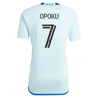 Men's adidas Kwadwo Opoku Light Blue CF Montreal 2024 La Main Replica Player Jersey