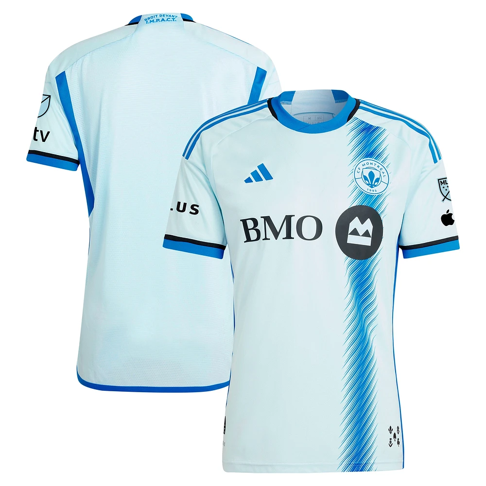 Men's adidas  Light Blue CF Montreal 2024 La Main Authentic Jersey