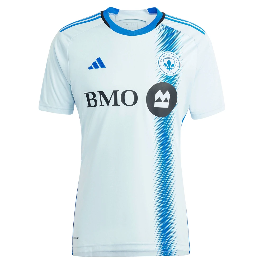 Maillot personnalisé adidas CF Montréal 2024 La Main Replica bleu clair pour homme