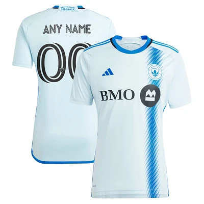 Maillot personnalisé adidas CF Montréal 2024 La Main Replica bleu clair pour homme