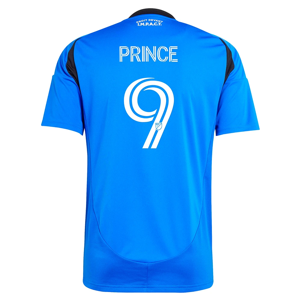 Men's adidas Prince Owusu Blue CF Montréal 2025 Original Replica Player Jersey