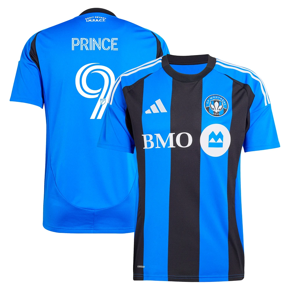 Men's adidas Prince Owusu Blue CF Montréal 2025 Original Replica Player Jersey