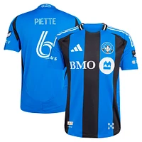 Men's adidas Samuel Piette Blue CF Montréal 2025 Original Authentic Player Jersey