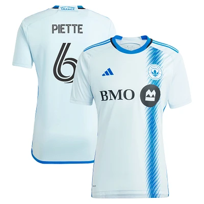 Men's adidas Samuel Piette Light Blue CF Montreal 2024 La Main Replica Player Jersey