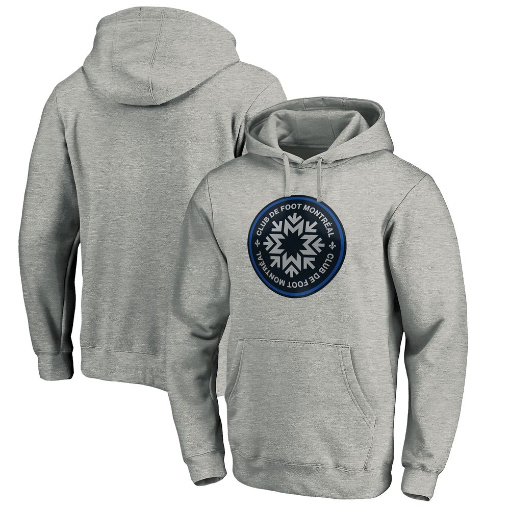 Fanatics Branded Men's Fanatics Branded Ash CF Montréal - Official Logo  Pullover Hoodie | Bramalea City Centre