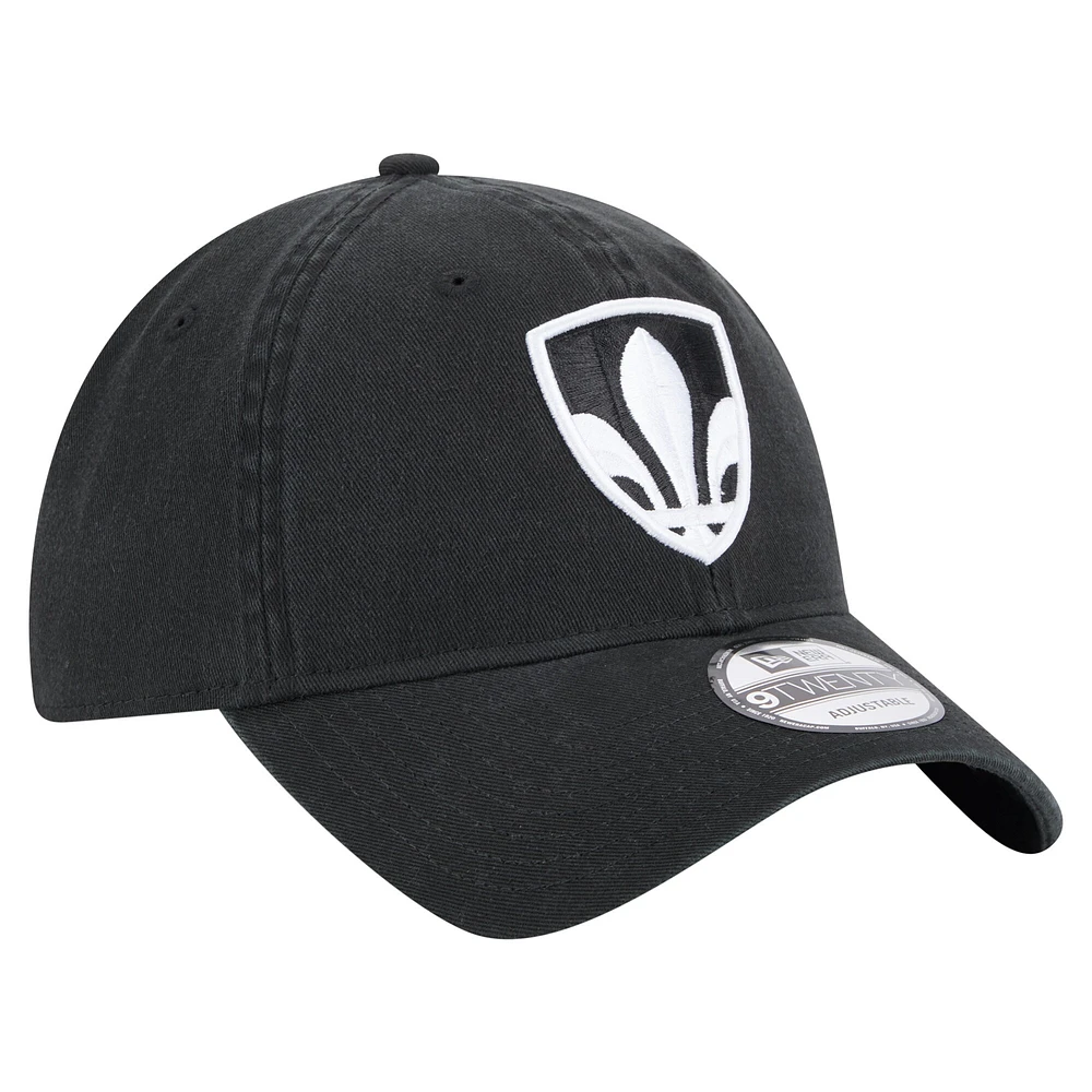 Casquette ajustable CF Montreal 2025 Kickoff 9TWENTY noire New Era pour homme
