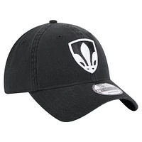 Casquette ajustable CF Montreal 2025 Kickoff 9TWENTY noire New Era pour homme