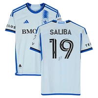 Nathan Saliba CF Montreal Autographed Match-Used #19 Light Blue adidas Jersey from the 2024 MLS Season - Size M