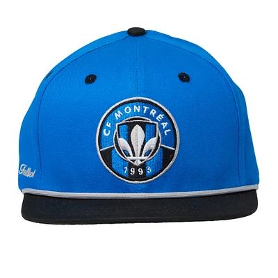 Casquette réglable unisexe Live Breathe Futbol Blue CF Montréal