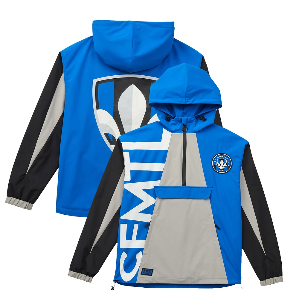 Veste Anorak à demi-zip unisexe Live Breathe Futbol Royal CF Montreal Tekker