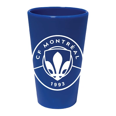 WinCraft CF Montréal 16oz. Verre à pinte amusant en silicone