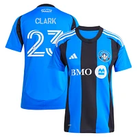 Women's adidas Caden Clark Blue CF Montréal 2025 Original Replica Player Jersey