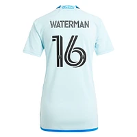 Women's adidas Joel Waterman Light Blue CF Montreal 2024 La Main Replica Player Jersey