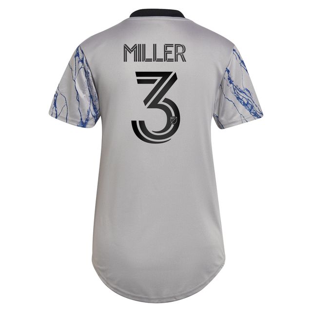 Men's Adidas Kamal Miller Black CF Montréal 2021 Primary Replica Player Jersey Size: Large