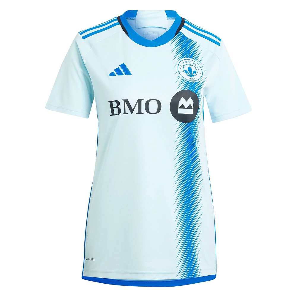 Women's adidas  Light Blue CF Montreal 2024 La Main Replica Jersey