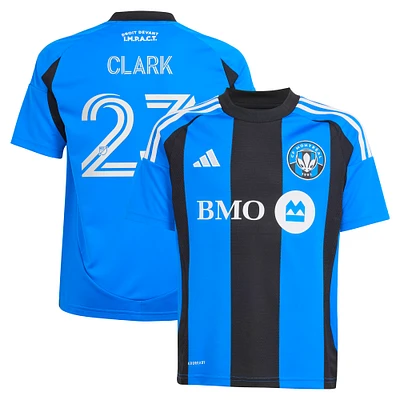 Maillot de joueur réplique original Montréal 2025 adidas Caden Clark Blue CF pour jeune