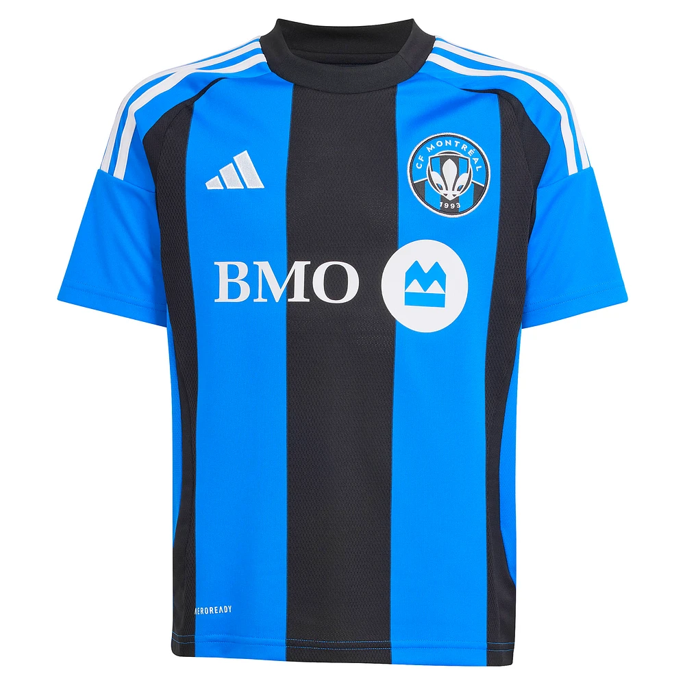 Youth adidas Prince Owusu Blue CF Montréal 2025 Original Replica Player Jersey