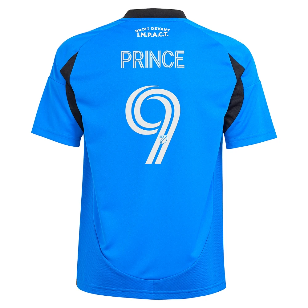 Youth adidas Prince Owusu Blue CF Montréal 2025 Original Replica Player Jersey