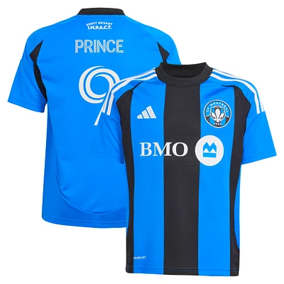 Youth adidas Prince Owusu Blue CF Montréal 2025 Original Replica Player Jersey