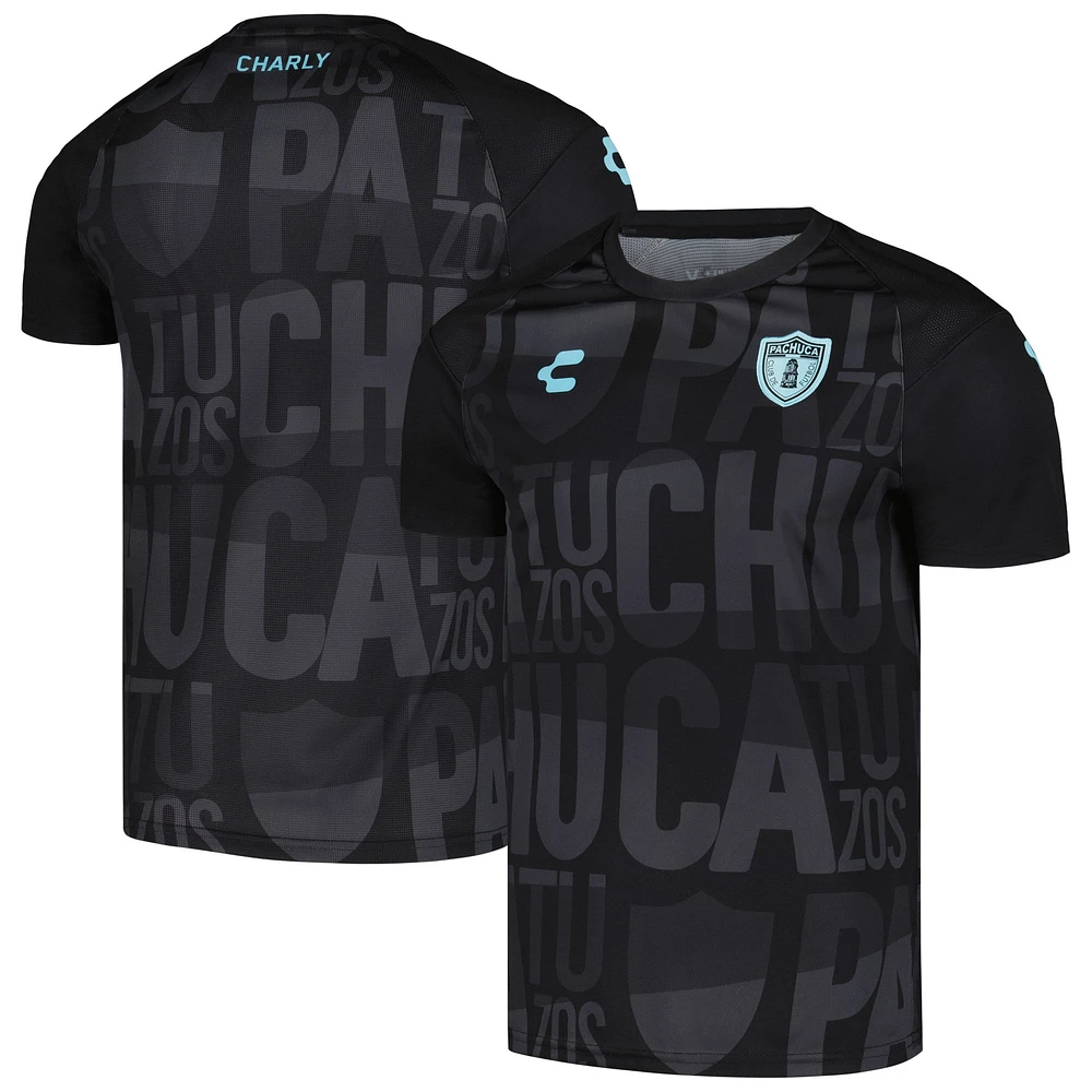 Charly Noir C.F. pour hommes Pachuca T-shirt d'entraînement DRY FACTOR 2023/24