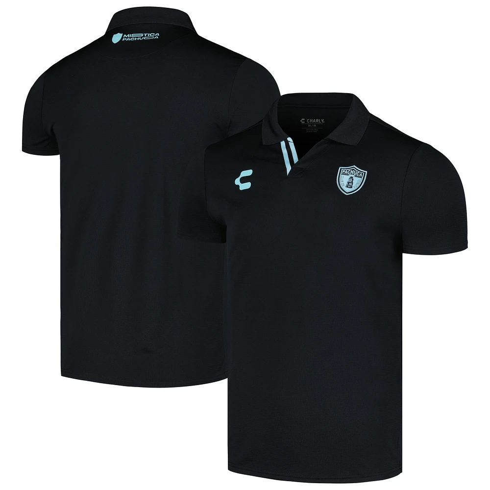 Men's Charly  Black C.F. Pachuca DRY FACTOR Polo