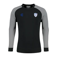 Sweat-shirt à capuche raglan Charly Black C.F. Pachuca pour homme